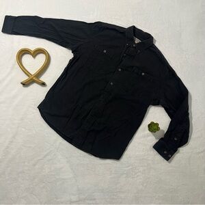 Duluth Trading Co black Button-Up Shirt